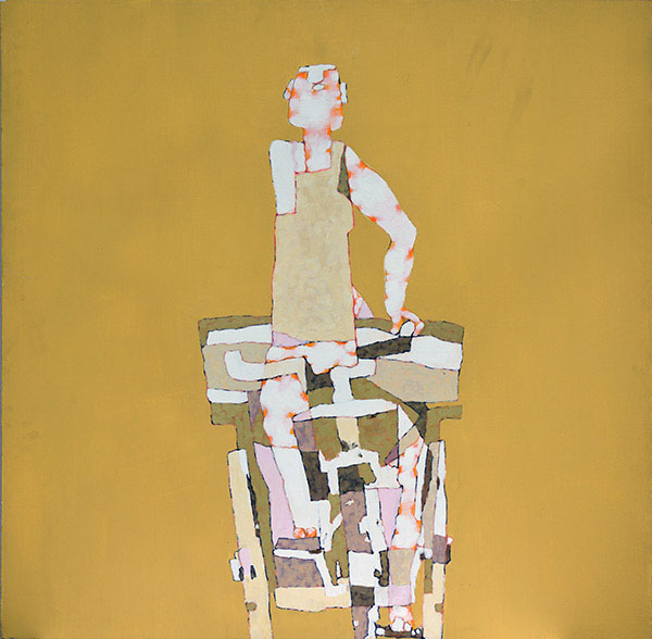 苏聪，黄种人系列，100x100cm，2009
