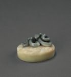 寿山芙蓉石“蛇”椭圆章