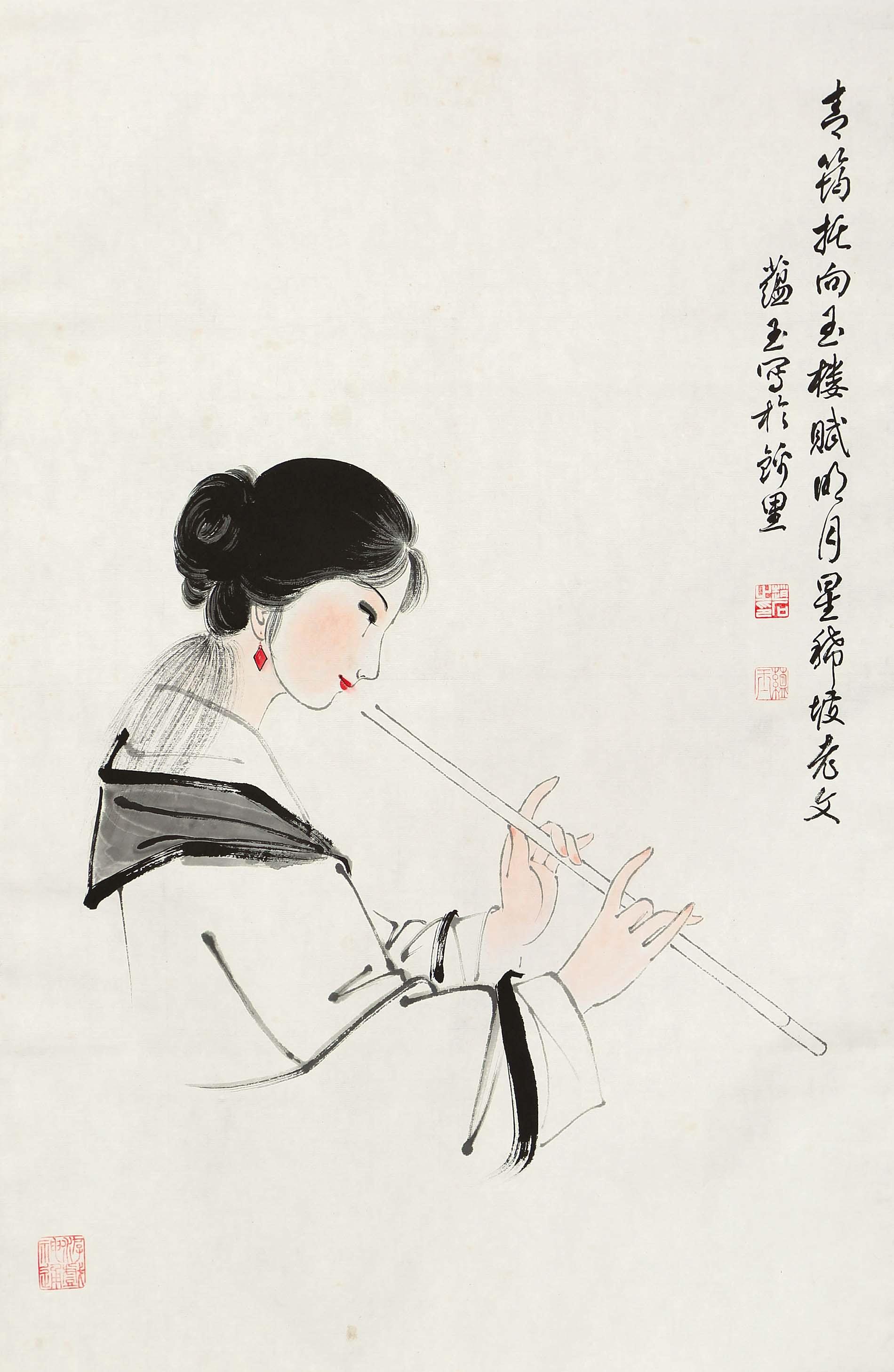 四川万星2013年秋季艺术品拍卖会中国书画专场二赵蕴玉-仕女图预展