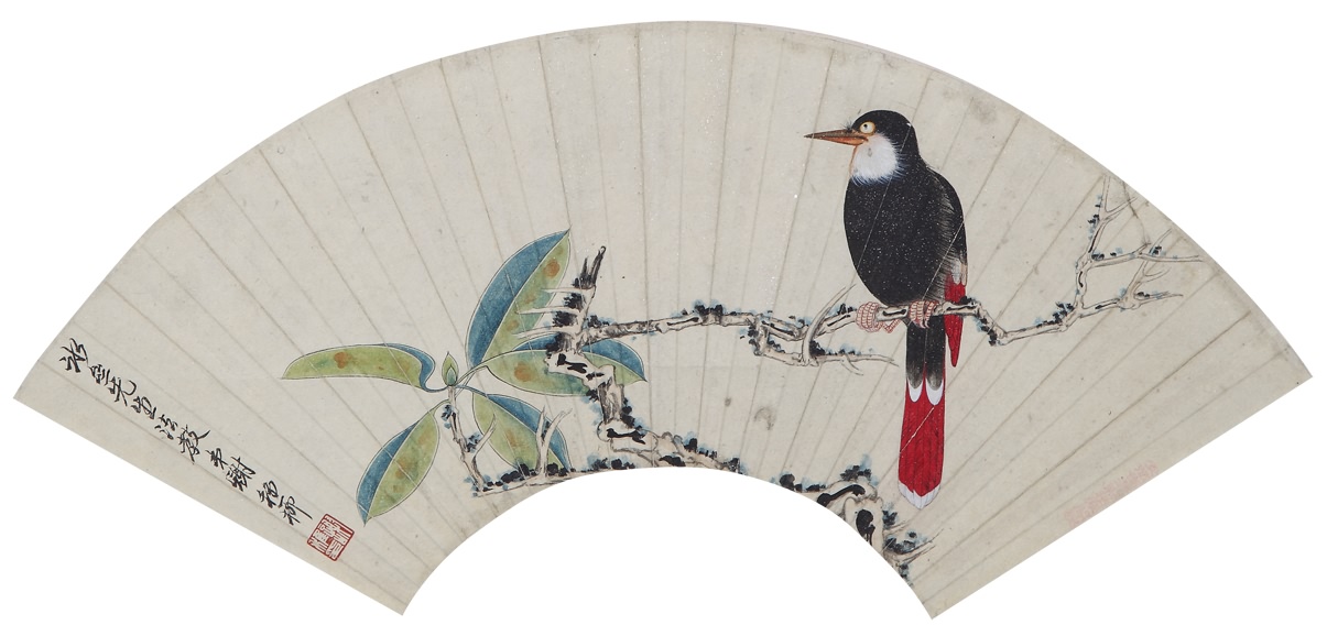 花鸟扇面