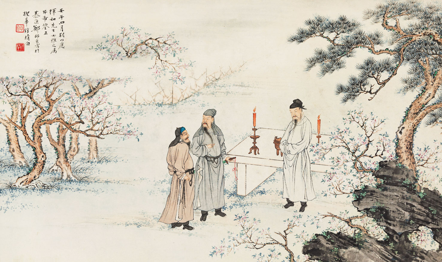郑慕康-桃园三结义作品成交价:150000元,郑慕康作品拍卖成交记录,北京