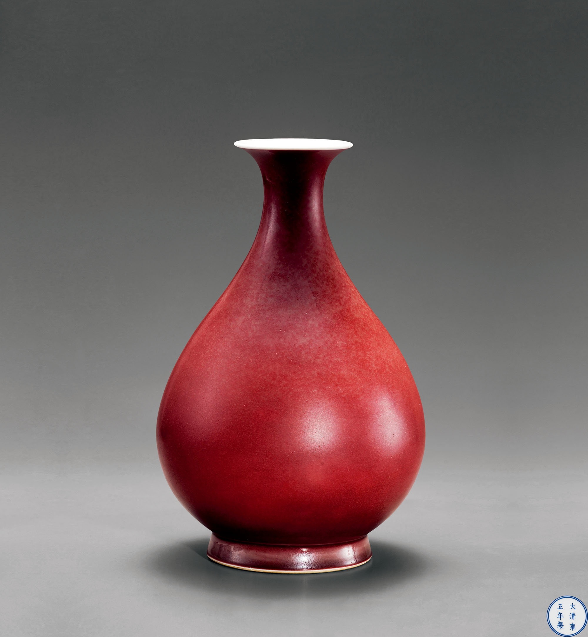 清雍正霁红釉玉壶春瓶拍卖预展，作品拍卖估价，成都八益秋季艺术品