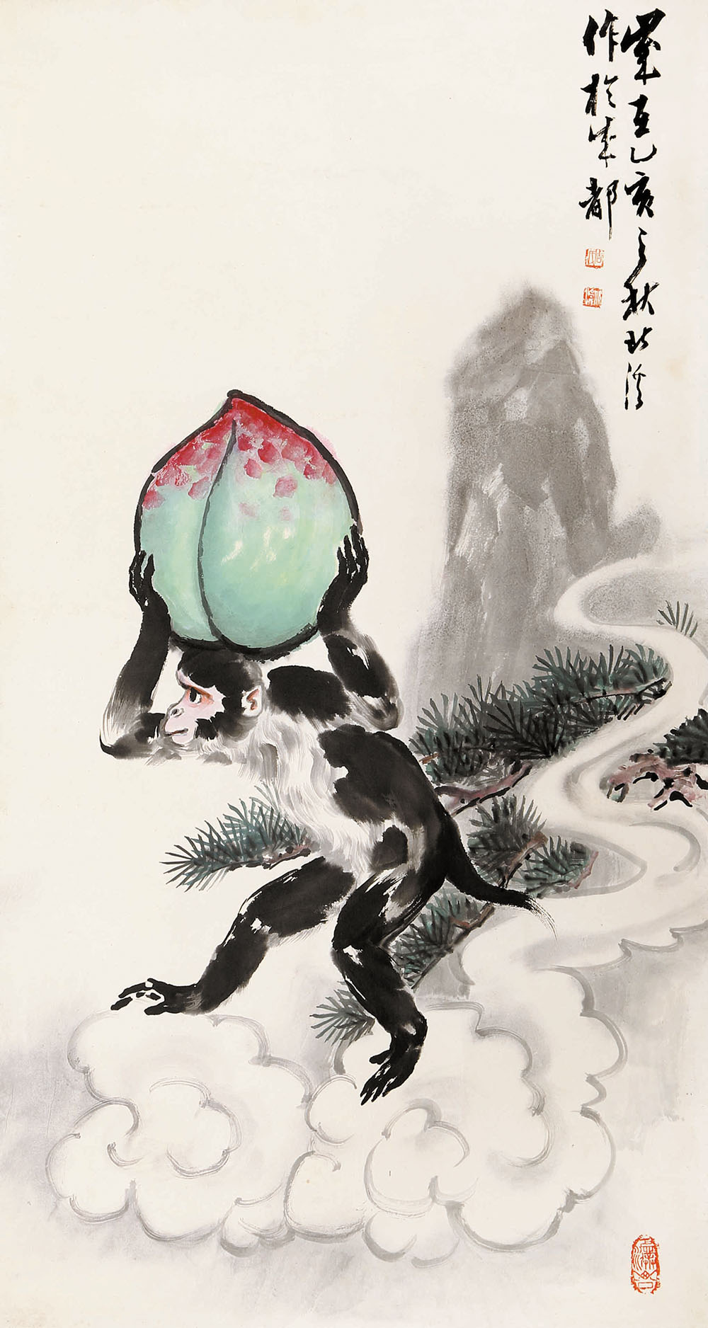灵猴献寿
