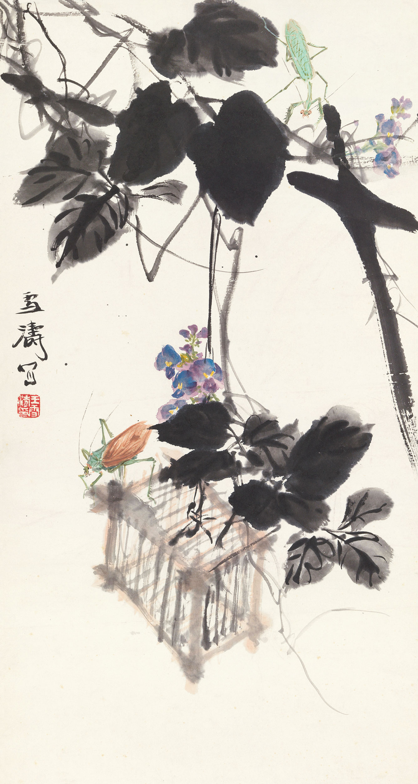 王雪涛-秋虫图拍卖预展,王雪涛作品拍卖估价,北京匡时2014秋季艺术品